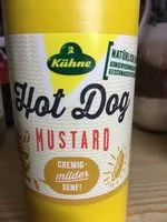 Mängden socker i Kühne Hot Dog Mustard Cremig milder Senf