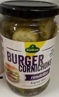 Mängden socker i Burger cornichons rondelles aigres-doux