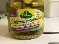 Mängden socker i Gurken Schlemmertöpfchen, Mild Würzige Gürkchen