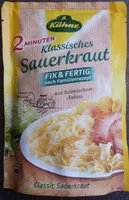 Mängden socker i Klassisches Sauerkraut