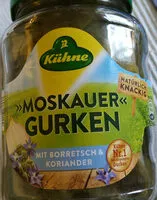 Mängden socker i Gurken Moskauer Art