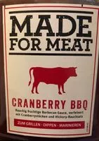 Mängden socker i Soße: Made For Meat Cranberry BBQ