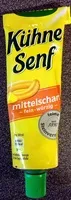 Mängden socker i Kühne Senf Mittelscharf - 200 ML