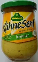 Mängden socker i Kühne Senf Kräuter