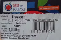 Mängden socker i Tafeläpfel Braeburn