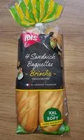 Mängden socker i Backwaren - Sandwich Brioche