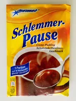 Mängden socker i Schlemmer-Pause Creme-Pudding Schokolade/Haselnuss-Geschmack