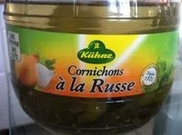 Mängden socker i Cornichons à la Russe