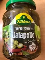 Mängden socker i Feurig scharfe Jalapeño in Scheiben