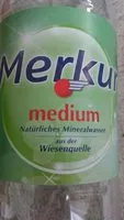 Mängden socker i Merkur Medium Mineralwasser