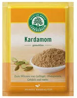 Mängden socker i Kardamom gemahlen, bio