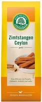 Mängden socker i Lebensbaum Zimtstangen Ceylon ganz