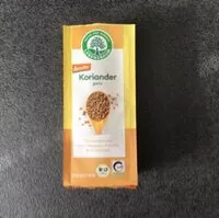 Mängden socker i Koriander ganz