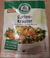 Mängden socker i Gartenkräuter