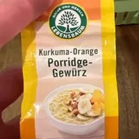 Mängden socker i Kurkuma-Orange Porridge-Gewürz