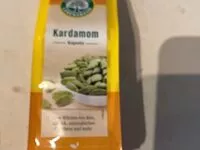 Mängden socker i Kardamom Kapseln