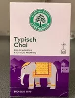 Mängden socker i Typisch Chai Bio-Gewürztee