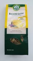 Mängden socker i Basenkräuter - Kräuterteemischung