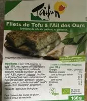 Mängden socker i Filets de tofu a l ail
