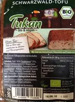 Mängden socker i Schwarzwald-Tofu