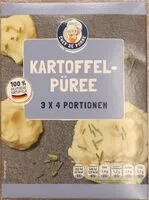 Mängden socker i Kartoffelpüree 3x4 Portionen