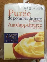 Mängden socker i Purée de pommes de terre en flocons
