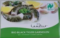Mängden socker i Bio Black Tiger Garnelen