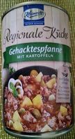 Mängden socker i Gehacktespfanne mit Kartoffeln