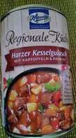 Mängden socker i Kesselgulasch mit Kartoffeln & Paprika