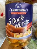 Mängden socker i Bockwürste 5 im Glas Halberstädter