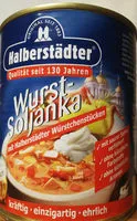Mängden socker i Wurst-Soljanka