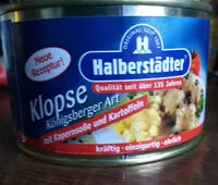 Mängden socker i Klopse Königsberger Art