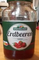 Mängden socker i Erdbeeren gezuckert