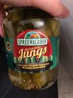 Mängden socker i Spreewälder Jungs, Gewürzgurken