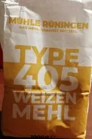 Mängden socker i Weizenmehl 405