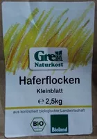 Mängden socker i Haferflocken Kleinblatt