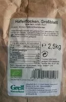 Mängden socker i Haferflocken, Großblatt