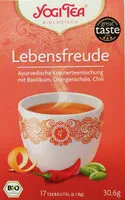Mängden socker i Yogi Tea Lebensfreude Tee, 1,8 GR, 17 BTL Packung