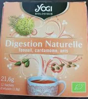 Mängden socker i Digestion naturelle