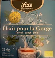Mängden socker i Elixir pour la Gorge - fenouil, sauge, thym
