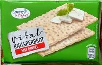 Mängden socker i vital Knusperbrot mit Dinkel
