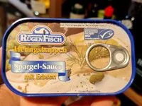 Mängden socker i Heringsgappen in Spargel-Sauce mit Erbsen