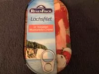 Mängden socker i Lachsfilet in Tomatensoße