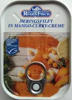 Mängden socker i Heringsfilet in Mango-Curry-Creme