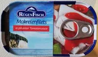 Mängden socker i Makrele filets in pikanter Tomatensauce