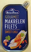 Mängden socker i Gourmet Makrelenfilets Sweet Chili