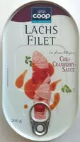 Mängden socker i Lachsfilet in fruchtiger Chili-Cranberry-Sauce