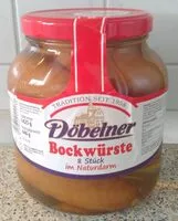 Mängden socker i Bockwurst im Glas