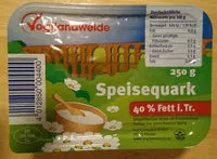 Mängden socker i Speisequark