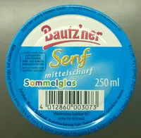 Mängden socker i Senf mittelscharf